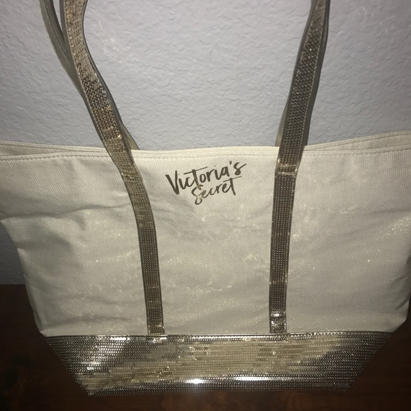 Victoria's Secret Handbags - Sparkly gold, VS tote Victoria's Secret Handbags - Sparkly gold, VS tote